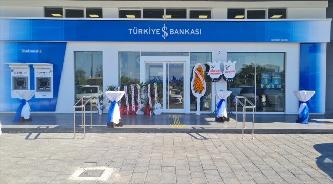 İş Bankası KKTC'nin Karakum Şubesi açıldı