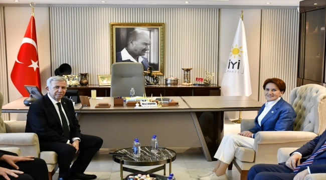 İYİ Parti Genel Başkanı Akşener, Ankara Büyükşehir Belediye Başkanı Yavaş'ı kabul etti