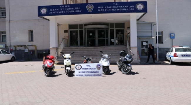 Kayseri'de motosiklet hırsızlığı: 3 kişi yakalandı
