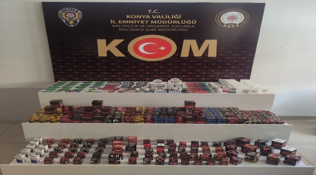 Konya'da gümrük kaçağı 3 bin 422 ilaç ele geçirildi