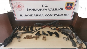 Şanlıurfa'da 4'ü uzun namlulu 8 silah ele geçirildi