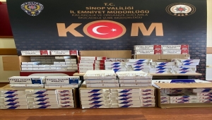 Sinop'ta 72 bin 60 makaron ele geçirildi