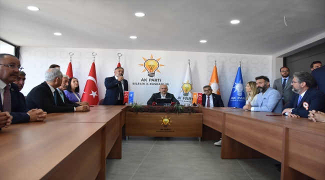 Ulaştırma ve Altyapı Bakanı Karaismailoğlu, Bilecik'te konuştu: