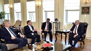 Yargıtay Başkanı Akarca Almanya Federal Başsavcısı Frank'ı kabul etti