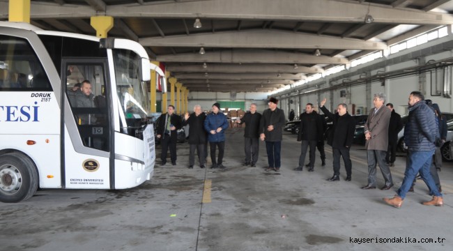 ERÜ, deprem bölgesine yeni sağlık ekibi sevk etti